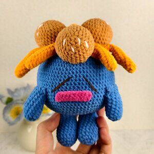 Handmade Amigurumi Crochet Pokemon Large Gloom Plushie